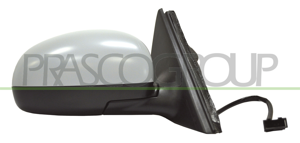 DOOR MIRROR RIGHT-ELECTRIC-HEATED-PRIMED-CONVEX-CHROME