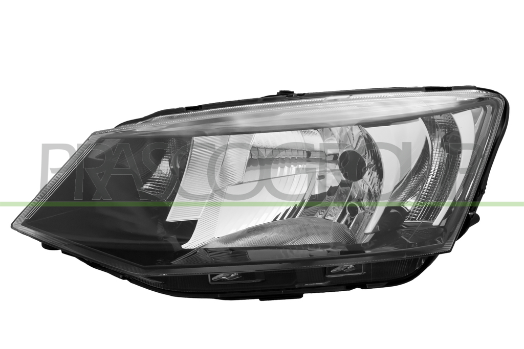 OPTICA IZQUIERDA H4 ELECTRICA-CON MOTOR-CON LUZ-NEGRA