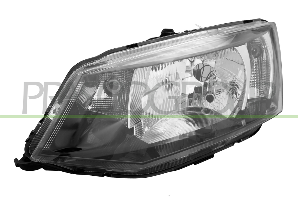 OPTICA IZQUIERDA H4 ELECTRICA-CON MOTOR-CON LUZ-NEGRA