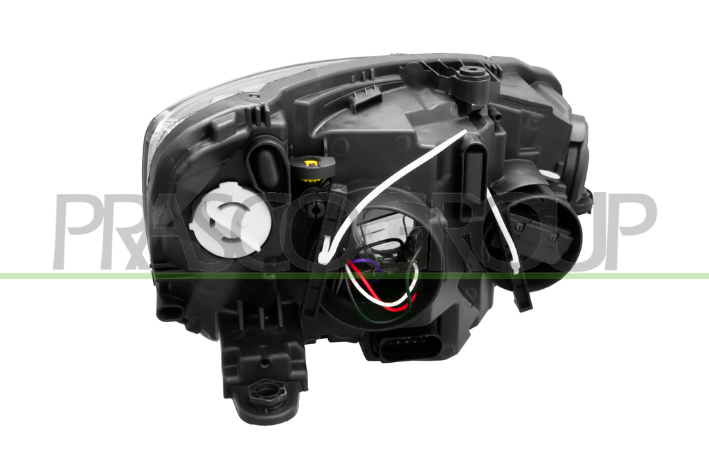 OPTICA IZQUIERDA H4 ELECTRICA-CON MOTOR-CON LUZ-NEGRA