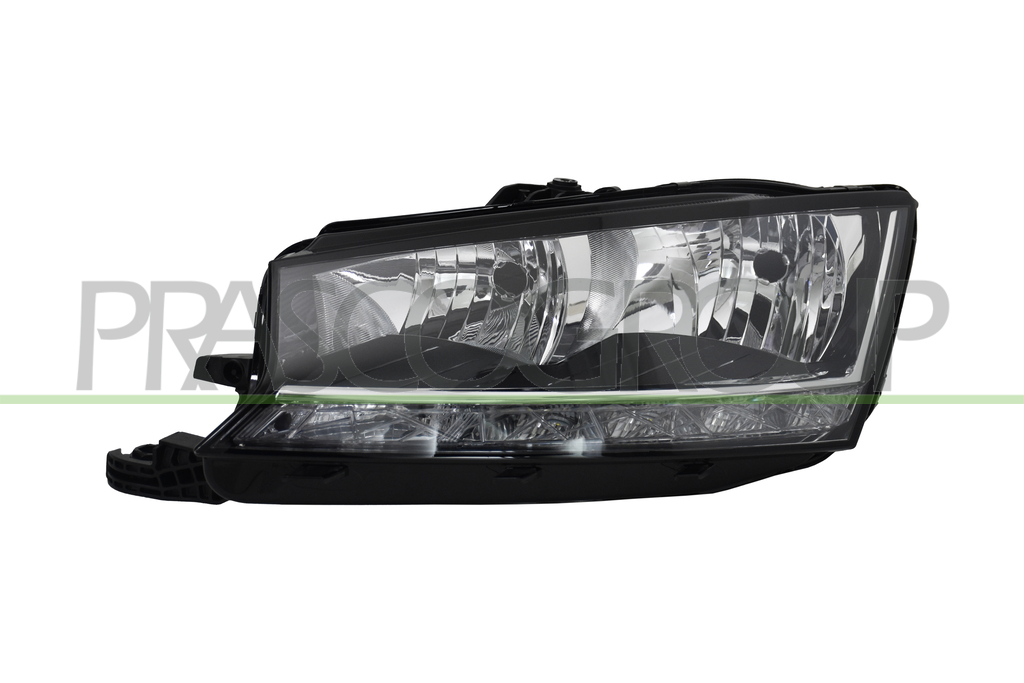 HEADLAMP LEFT H7+H7-ELECTRIC-WITH MOTOR-WITH LED DAY RUNNING LIGHT-A.L. TYPE