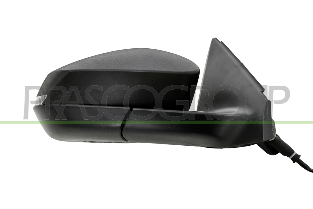 RETROVISORE DESTRO-ELETTRICO-NERO-TERMICO-CON FANALE-CONVESSO-6 PINS