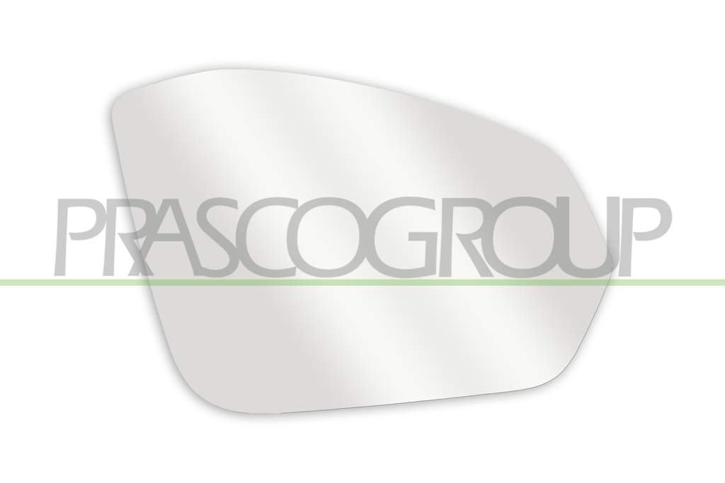 MIRROR GLASS BASE RIGHT-CONVEX