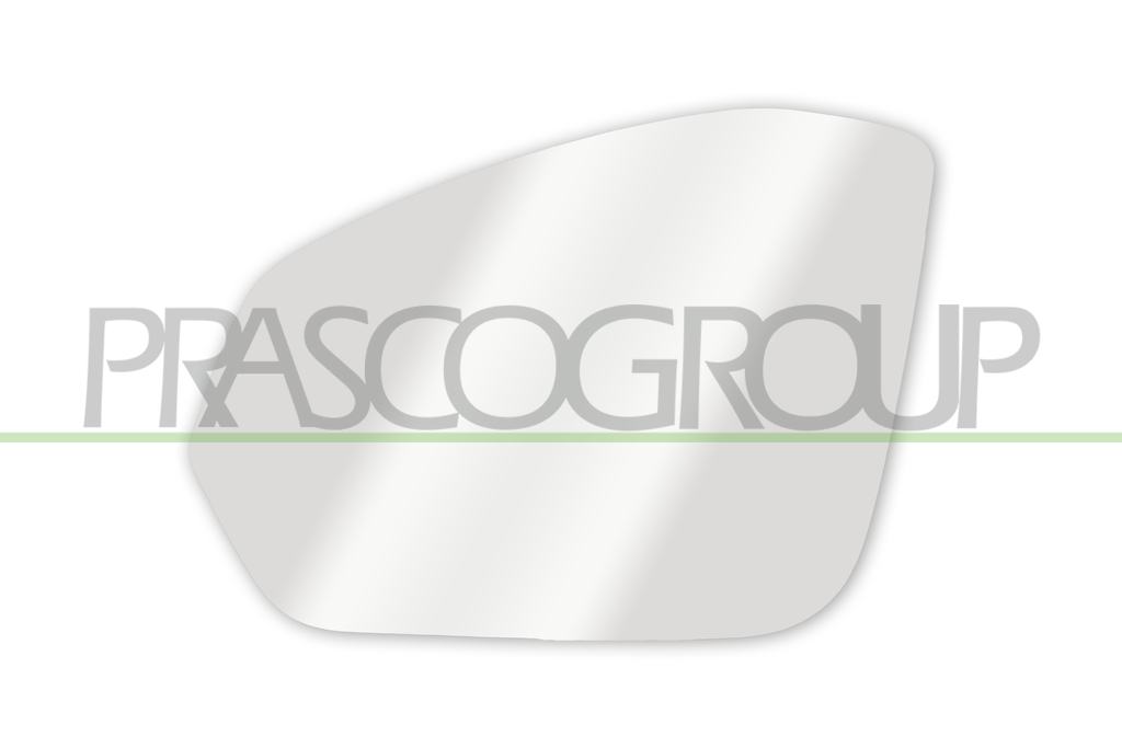 MIRROR GLASS BASE LEFT-HEATED-CONVEX