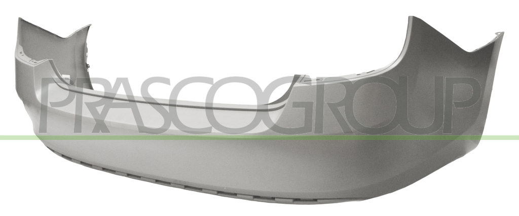 REAR BUMPER GRAY-SMOOTH FINISH TO BE PRIMED-WITH CUTTING MARKS FOR PDC