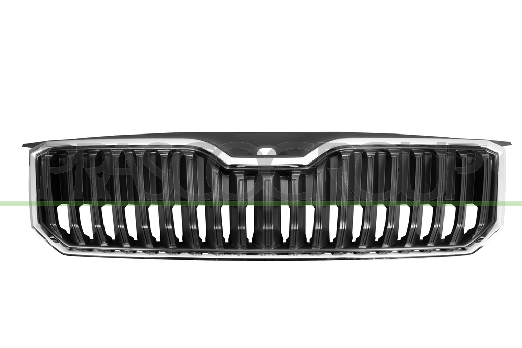 GRIGLIA RADIATORE-NERA-CON CORNICE CROMATA