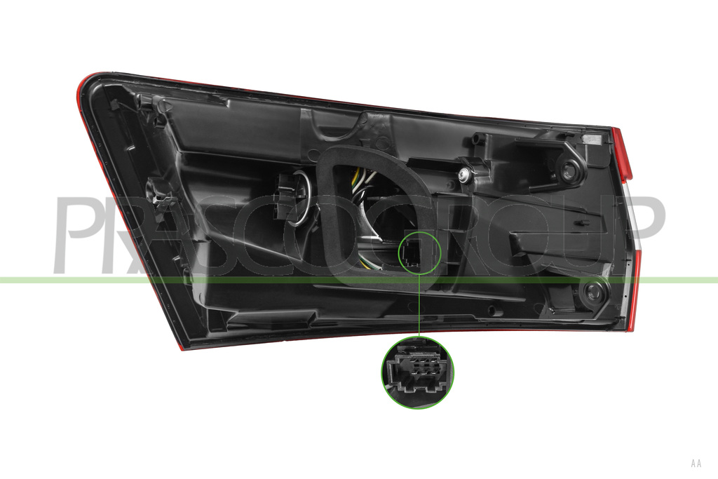 GRUPO OPTICO TRASERO DERECHO-EXTERIOR-NEGRO-LED-MONTAJE VAROK MOD. FAMILIAR