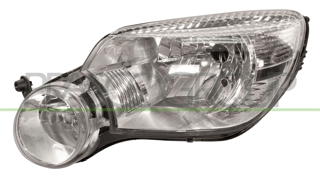 PROIETTORE SINISTRO H7+H4-ELETTRICO-CON MOTORE-CON FENDINEBBIA