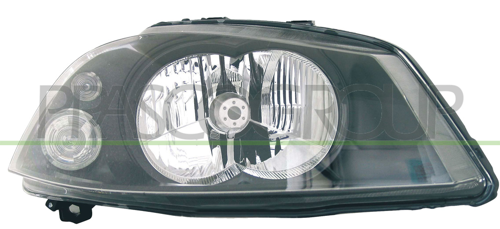 HEADLAMP RIGHT H4 ELECTRIC-WITHOUT MOTOR