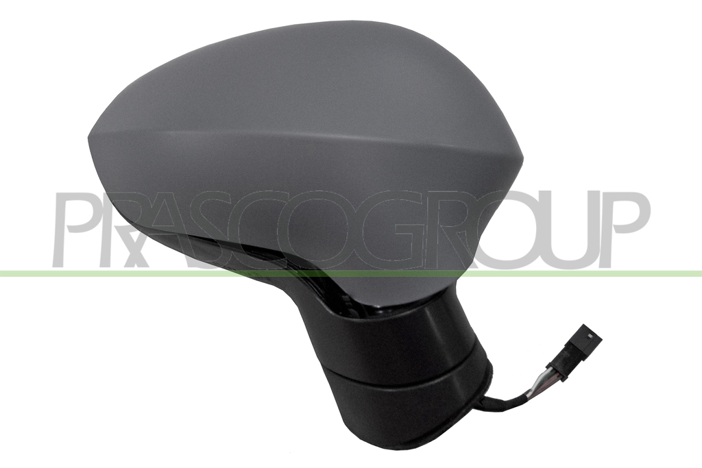 RETROVISORE DESTRO-ELETTRICO-CON PRIMER-TERMICO-CONVESSO-5 PINS