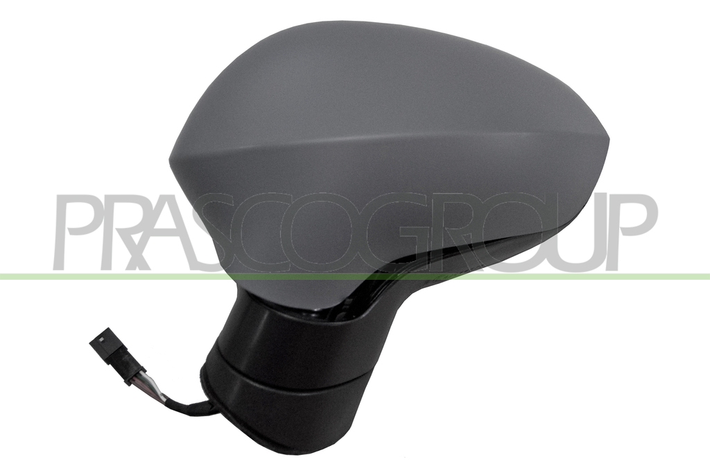 RETROVISORE SINISTRO-ELETTRICO-CON PRIMER-TERMICO-CONVESSO-5 PINS