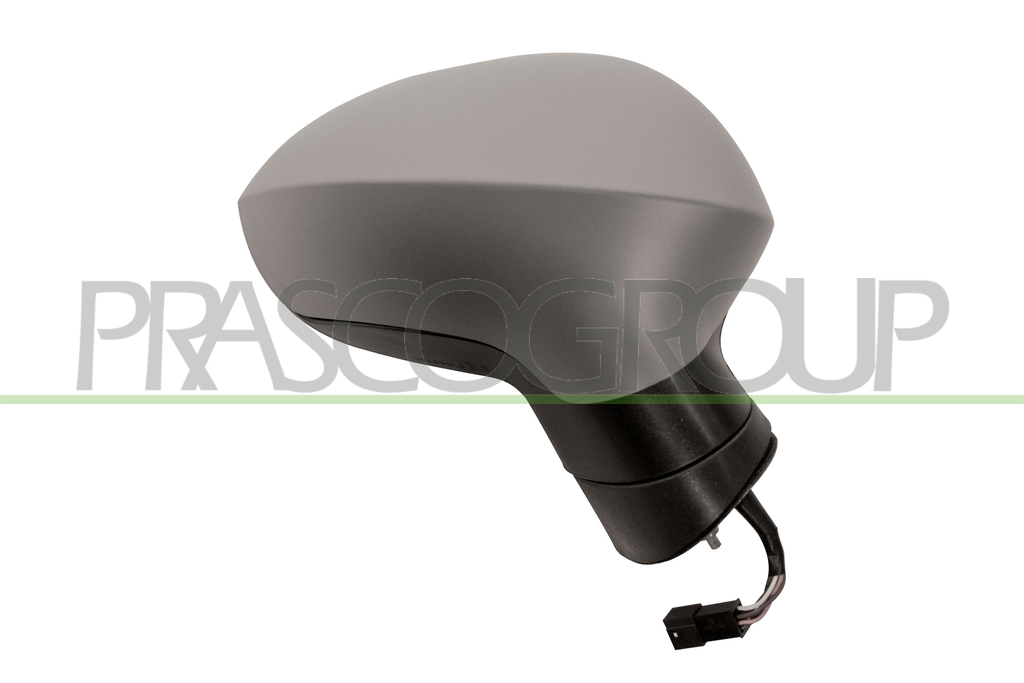 DOOR MIRROR RIGHT-ELECTRIC-HEATED-FOLDABLE-PRIMED