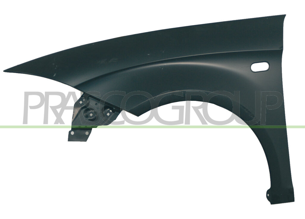 FRONT FENDER LEFT-WITH SIDE REPEATER HOLE