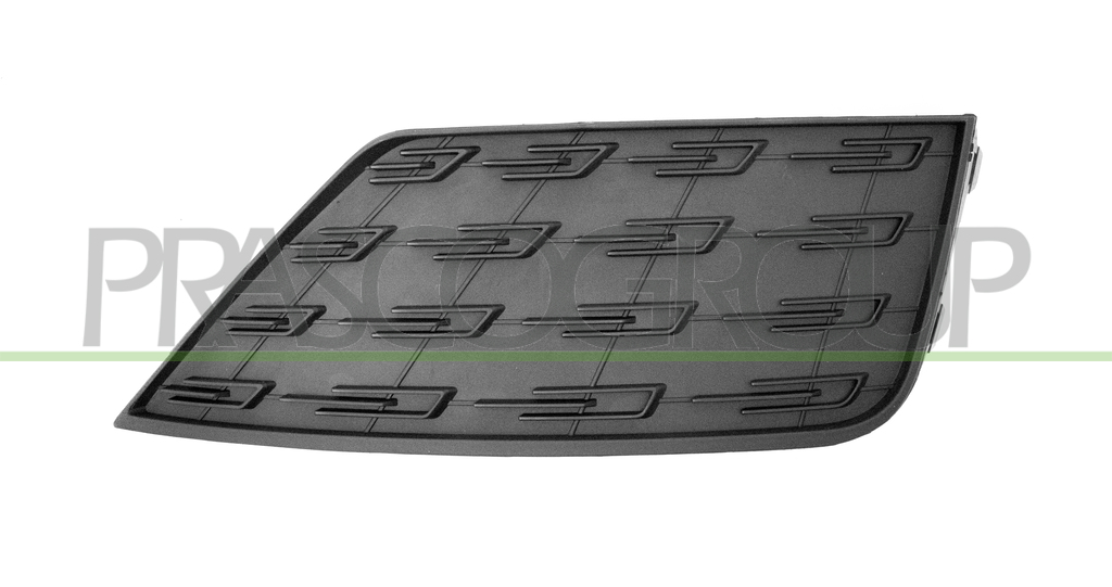 BUMPER GRILLE RIGHT-BLACK-WITHOUT FOG LAMP HOLE