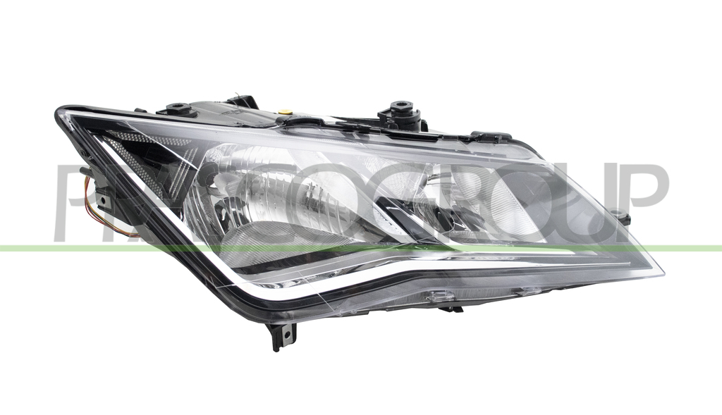 HEADLAMP RIGHT-ELECTRIC-WITH MOTOR-WITH DAY RUNNING LIGHT-LED