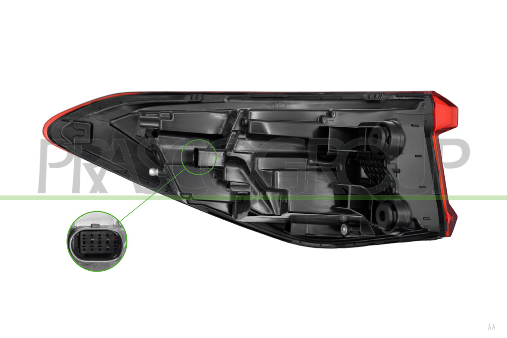 TAIL LAMP RIGHT-OUTER-WITH BULB HOLDER-LED-VARROC TYPE