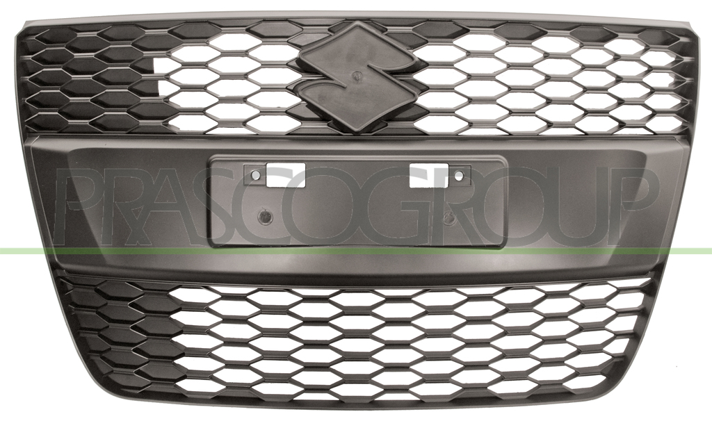 RADIATOR GRILLE-PRIMED-BLACK