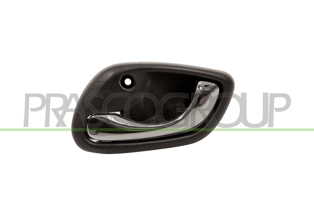 FRONT/REAR DOOR HANDLE LEFT-INNER-WITH CHROME LEVER-BLACK HOUSING