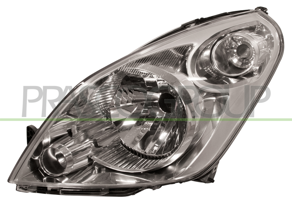 HEADLAMP LEFT H4 ELECTRIC-WITH MOTOR