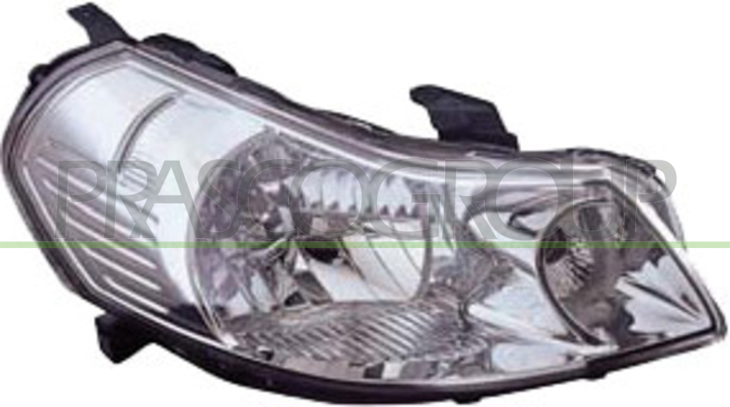 HEADLAMP RIGHT H4 ELECTRIC-WITH MOTOR