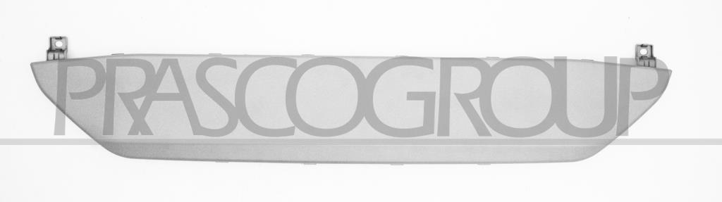 FRONT BUMPER MOLDING-CENTRE-GRAY-TEXTURED FINISH
