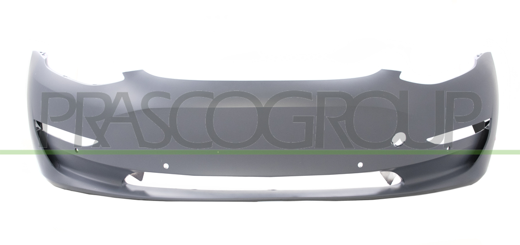 FRONT BUMPER-PRIMED-WITH PDC+SENSOR HOLDERS-WITH PARK ASSIST