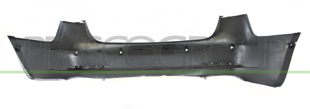 REAR BUMPER-PRIMED-WITH HOLES FOR PDC AND PARK ASSIST+SENSOR HOLDERS