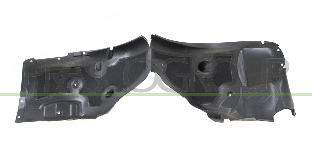 REAR INNER FENDER LEFT-INJECTION MOULDED-WITH FABRIC INSERTS