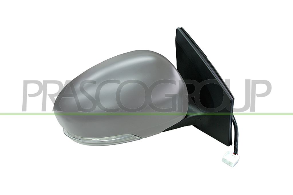 DOOR MIRROR RIGHT-ELECTRIC-PRIMED-WITH LAMP