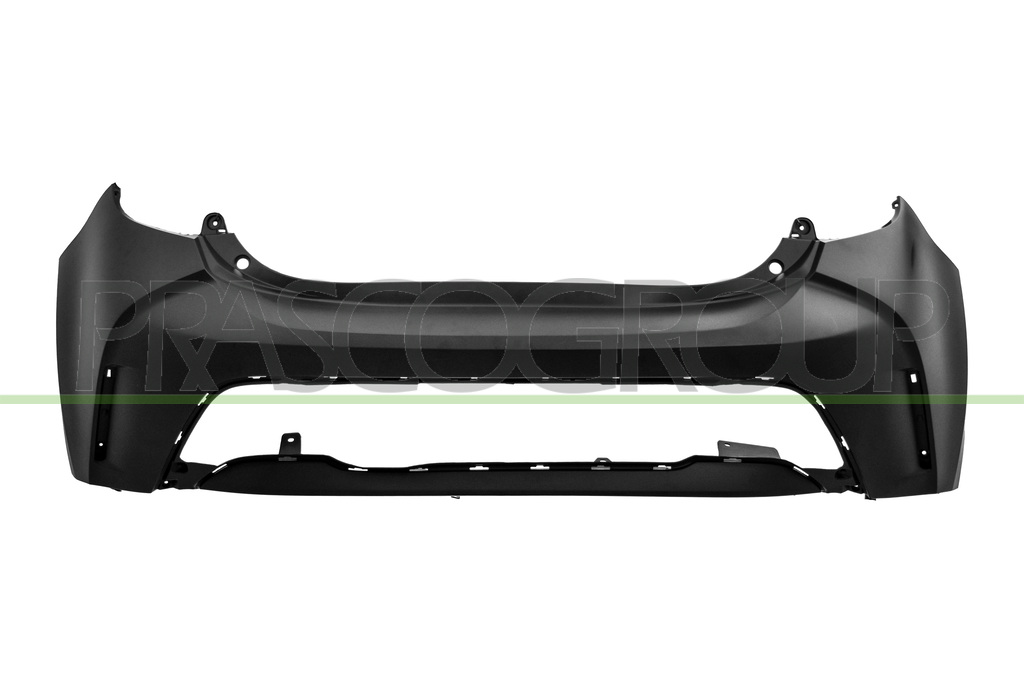 REAR BUMPER-PRIMED-WITH CUTTING MARKS FOR PDC AND PARK ASSIST