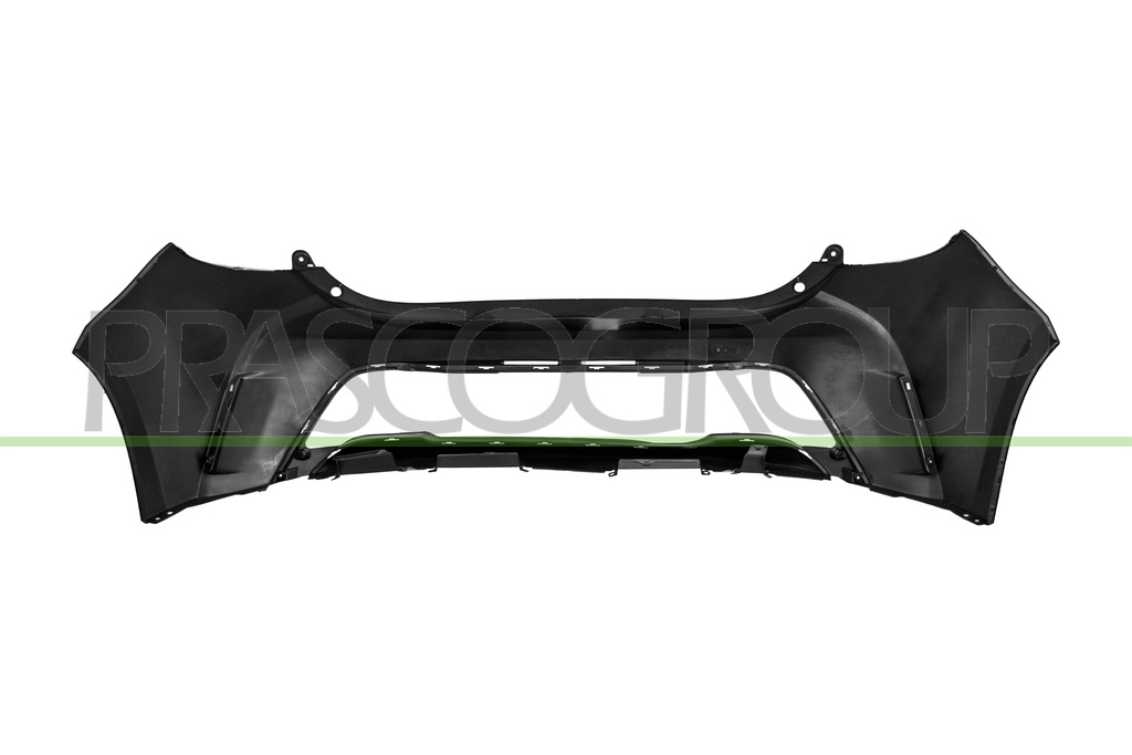 REAR BUMPER-PRIMED-WITH CUTTING MARKS FOR PDC AND PARK ASSIST