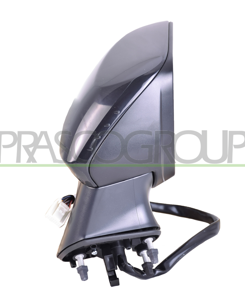 DOOR MIRROR RIGHT-ELECTRIC-HEATED-PRIMED-FOLDABLE-WITHH LAMP-WITH MEMORY-CONVEX-11 PINS