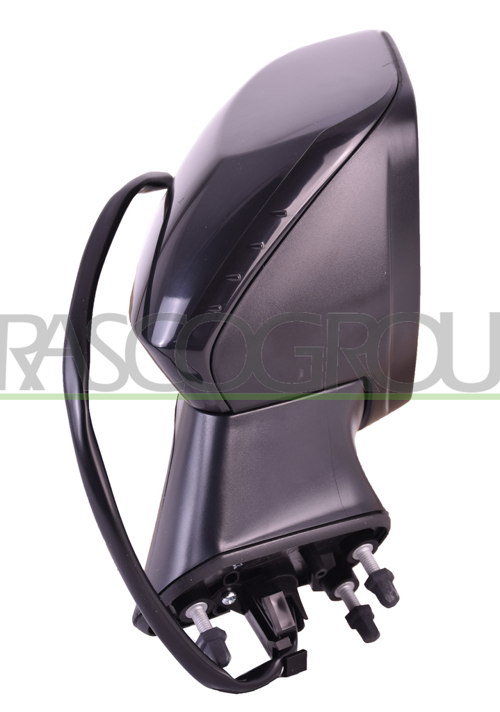 RETROVISORE DESTRO-ELETTRICO-NERO-TERMICO-CON FANALE-CONVESSO-6 PINS