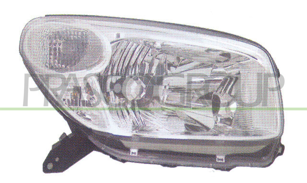 HEADLAMP LEFT H4 ELECTRIC-WITHOUT MOTOR