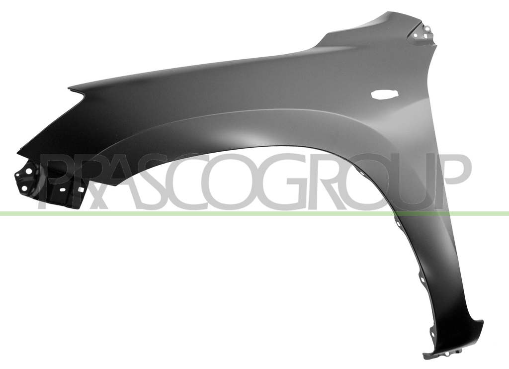 FRONT FENDER LEFT-WITH SIDE REPEATER HOLE