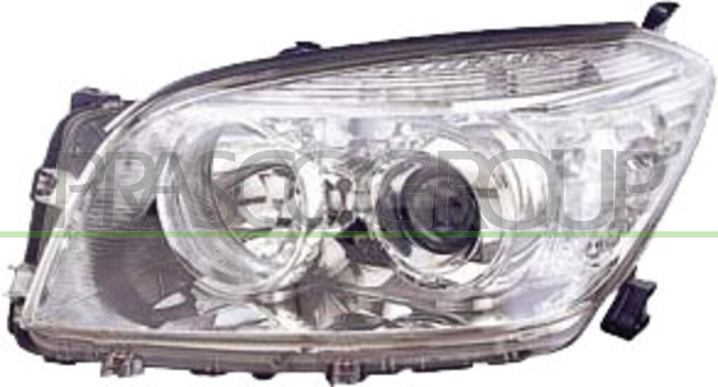 OPTICA IZQUIERDA H11+HB3 ELECTRICA-CROMADA SIN MOTOR