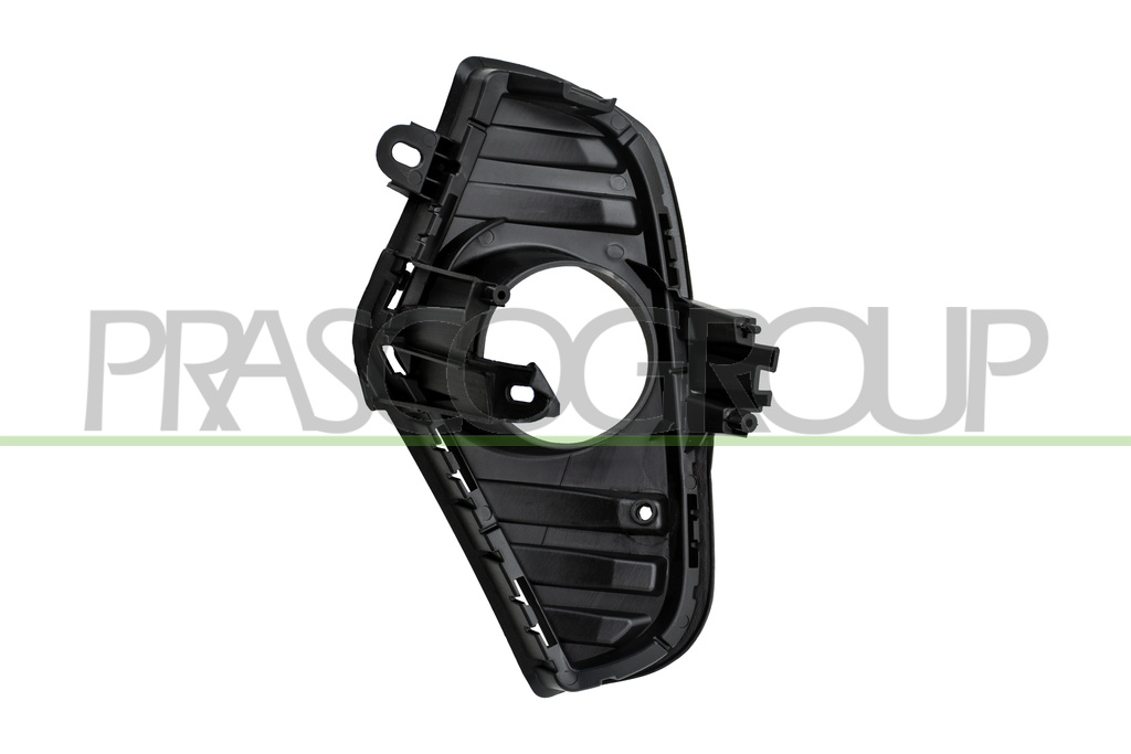 FRONT BUMPER GRILLE RIGHT-BLACK-WITH FOG LAMP HOLE