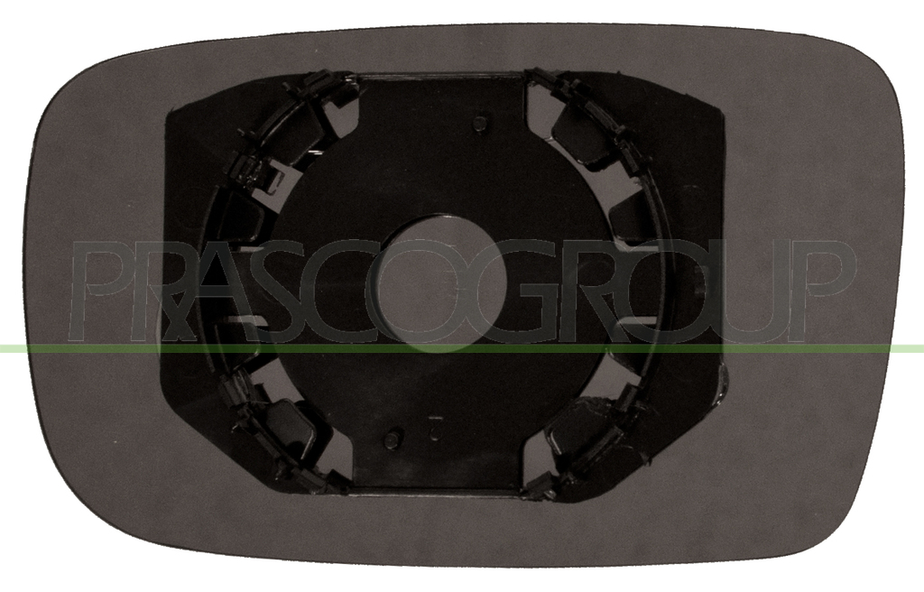 MIRROR GLASS BASE LEFT-HEATED-CONVEX