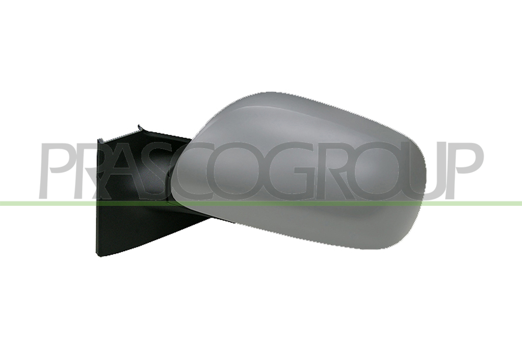 DOOR MIRROR LEFT-MANUAL-PRIMED-CONVEX-CHROME