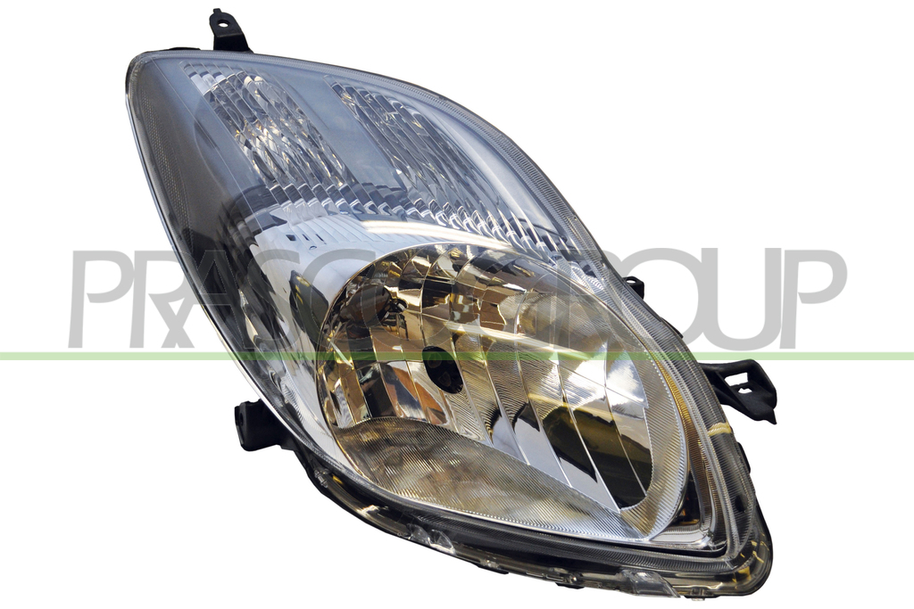 HEADLAMP RIGHT H4 ELECTRIC-WITHOUT MOTOR-BLACK