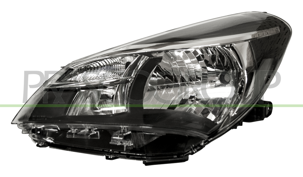 HEADLAMP LEFT H4 ELECTRIC-WITH MOTOR MOD. 5 DOOR-BLACK