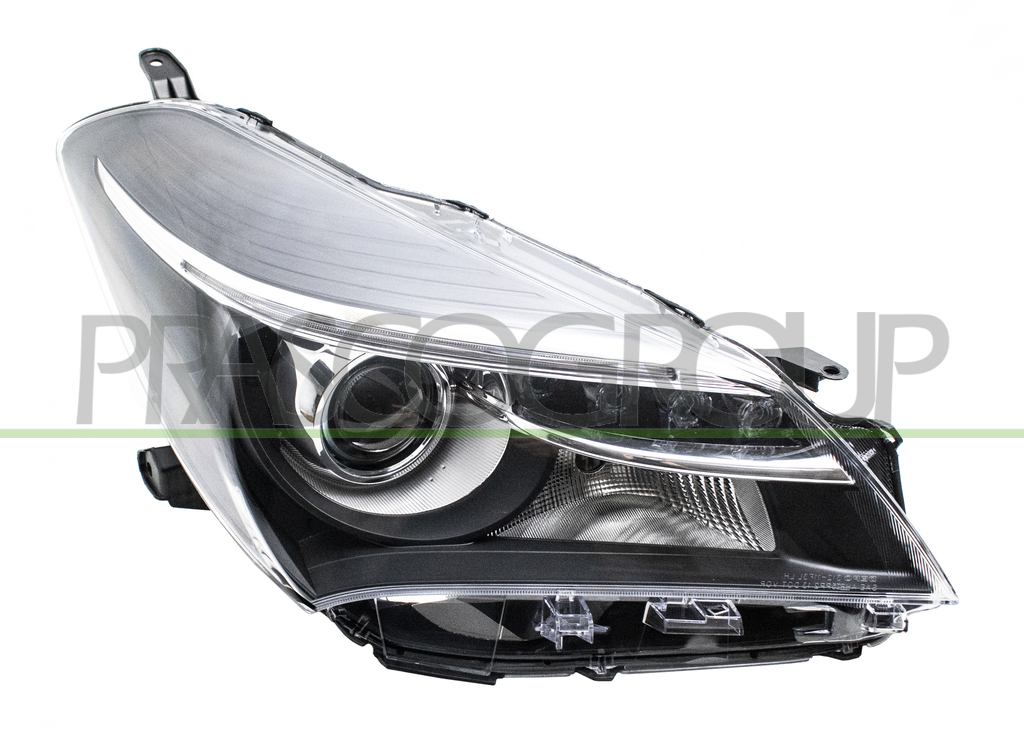 HEADLAMP RIGHT HIR2 ELECTRIC-WITHOUT MOTOR-WITH CORNER PROJECTOR-BLACK
