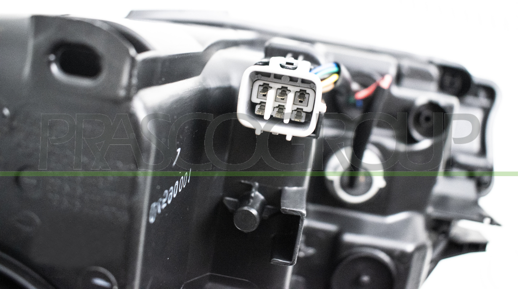 HEADLAMP RIGHT HIR2 ELECTRIC-WITHOUT MOTOR-WITH CORNER PROJECTOR-BLACK