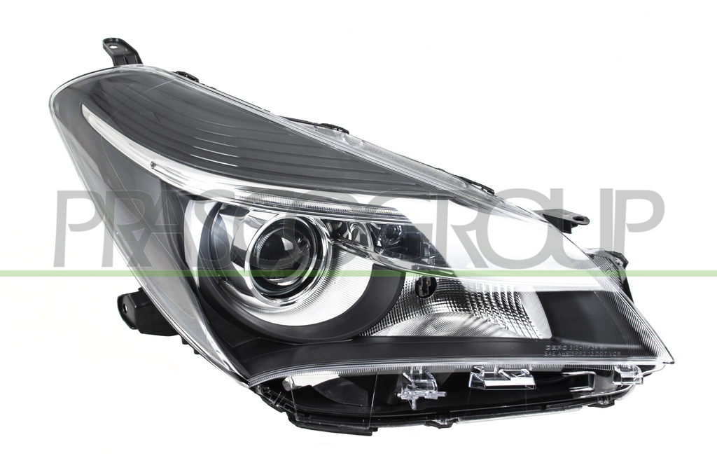 PROIETTORE DESTRO HIR2-ELETTRICO-SENZA MOTORE-CON LENTICOLARE-NERO-LED MOD. 5 PORTE