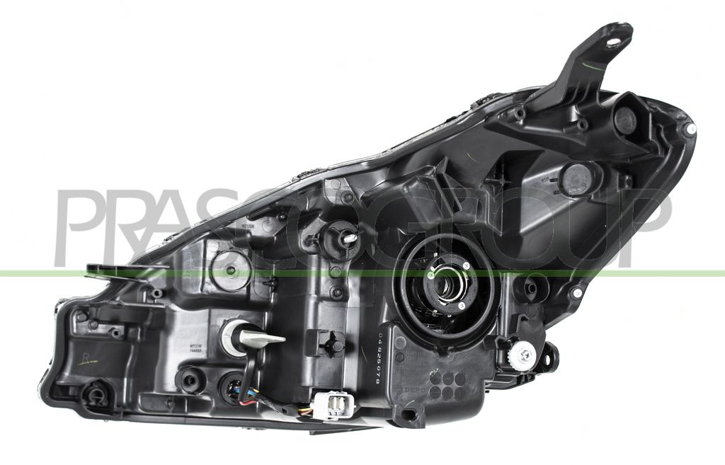 PROIETTORE DESTRO HIR2-ELETTRICO-SENZA MOTORE-CON LENTICOLARE-NERO-LED MOD. 5 PORTE