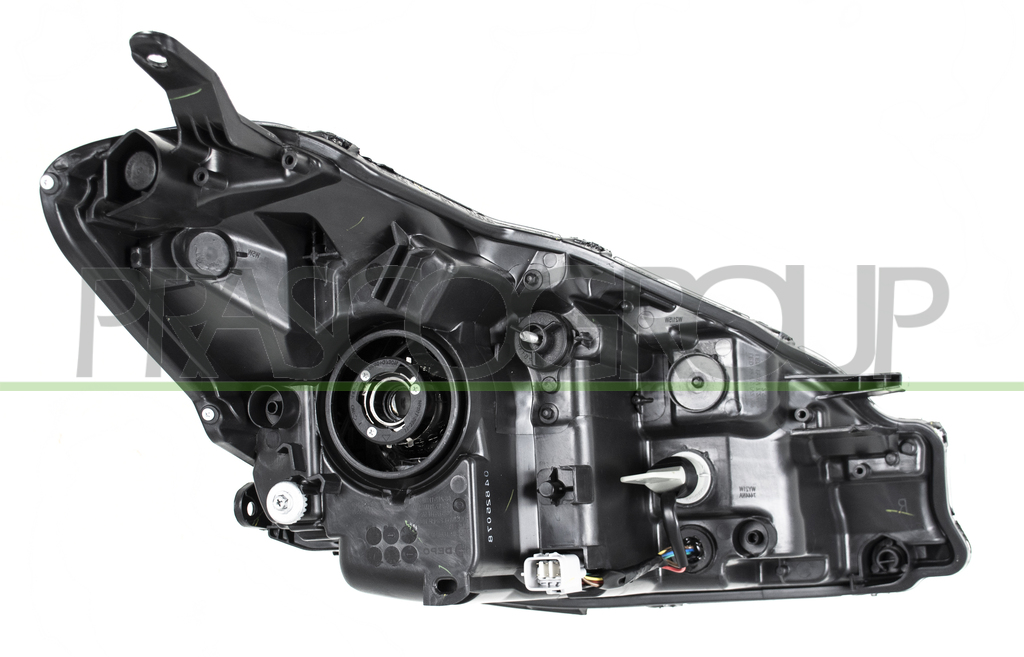 OPTICA IZQUIERDA HIR2 ELECTRICA-SIN MOTOR-CON LUPA-NEGRA-LED MOD. PUERTAS