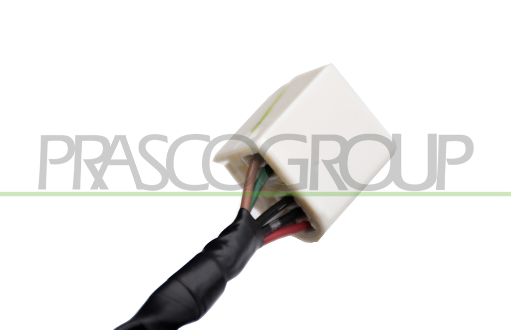 DOOR MIRROR RIGHT-ELECTRIC-HEATED-BLACK-WITH-TEXTURED BLACK-MOLDING-WITH LAMP-CONVESSO/CROMATO-7 PINS