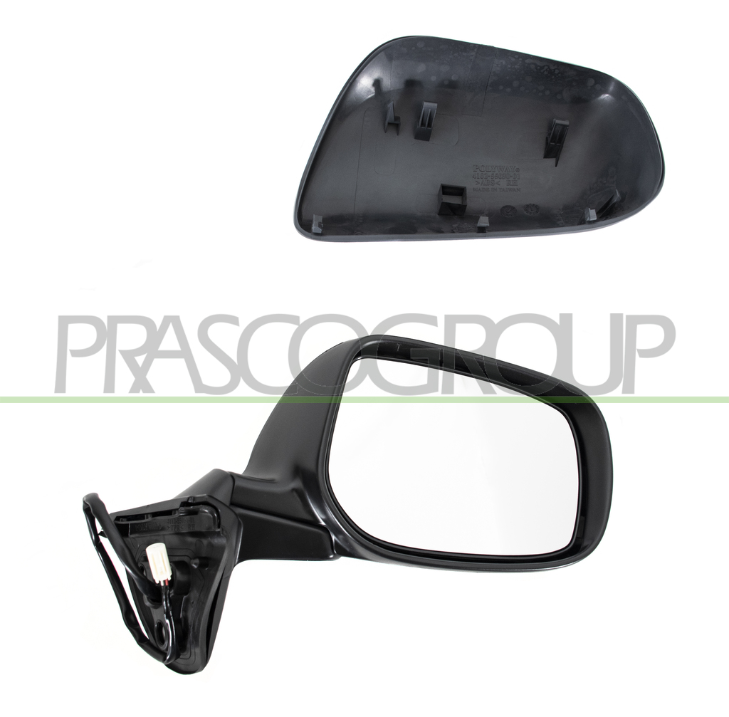 DOOR MIRROR RIGHT-ELECTRIC-PRIMED-CONVEX