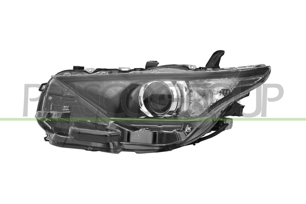 SCHEINWERFER LINKS HIR-2-MIT LWR-MIT MOTOR-MIT TAGFAHRLICHT-LED-SCHWARZ