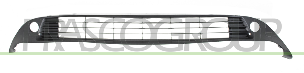 FRONT BUMPER GRILLE-CENTRE-BLACK-WITH FOG LAMP HOLE